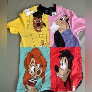 Loungefly Disney Goofy movie  Patchwork T-shirt